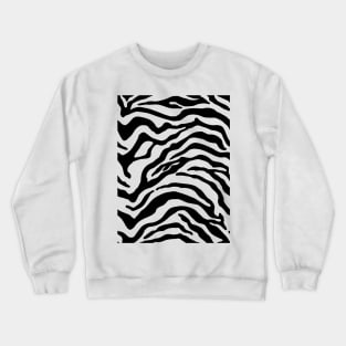 Zebra print Crewneck Sweatshirt